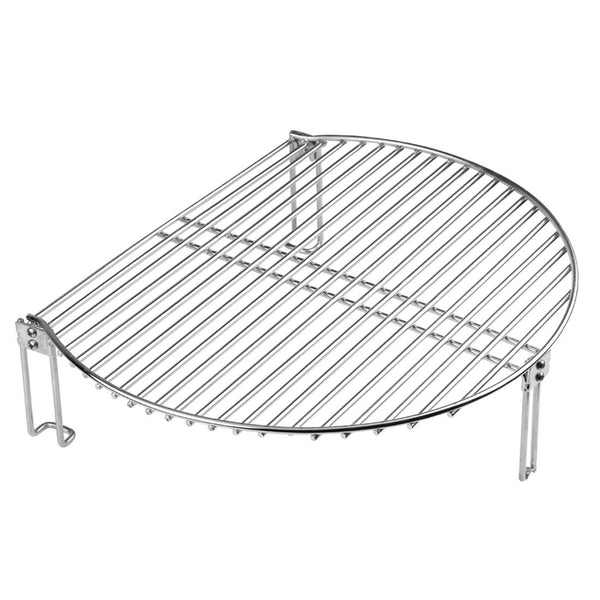 Mydracas Grill Expander Rack Stack Rack for Big Green Egg Stainless Steel BBQ Lover Gifts Fit Large & XL Big Green Egg, Kamado Joe,18" or Bigger Diameter Grill,Increase Grilling Surface - mydracas